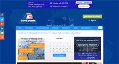 Desktop Screenshot of govevents.com